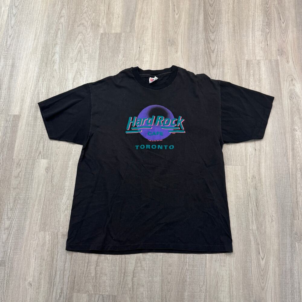 Vintage Hard Rock Cafe Toronto Shirt Men's Extra Large XL 1989